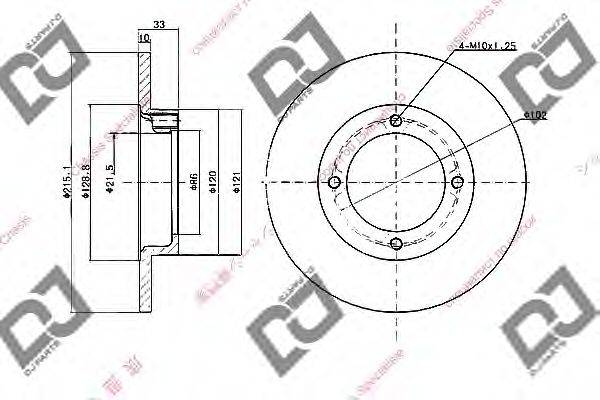 MAZDA A001-33-251A гальмівний диск