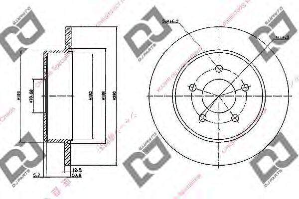 FORD 66238 гальмівний диск