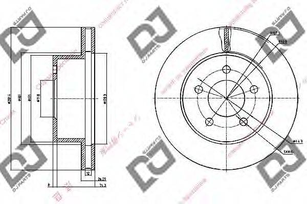 FORD 66276 гальмівний диск