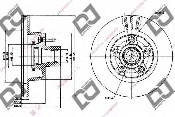 FORD 66193 гальмівний диск