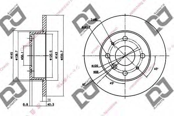 TOYOTA 43512-87722 гальмівний диск