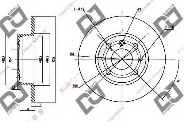 TOYOTA 43512-87709 гальмівний диск