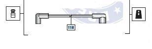 BRECAV 92118100 Провід запалювання