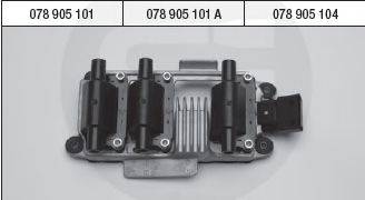 SEAT 078 905 101 A Котушка запалювання