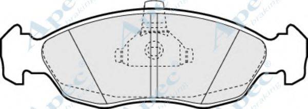 APEC BRAKING PAD1006