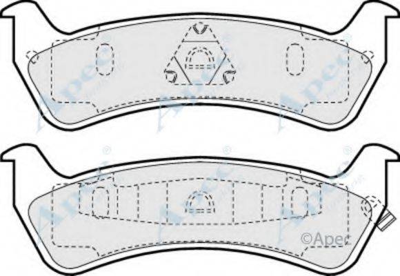 APEC BRAKING PAD1013