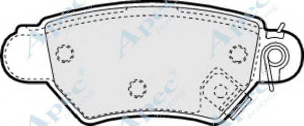 APEC BRAKING PAD1024