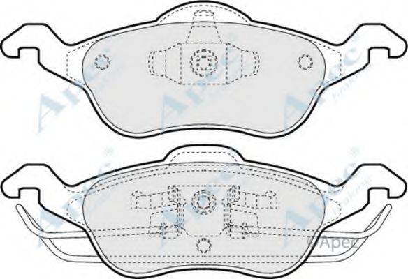 APEC BRAKING PAD1034