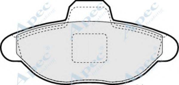 APEC BRAKING PAD1035
