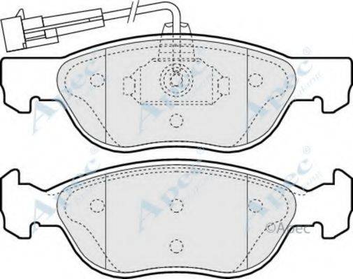 APEC BRAKING PAD1053