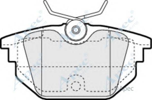 APEC BRAKING PAD1058