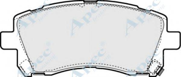 APEC BRAKING PAD1070