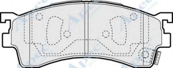 APEC BRAKING PAD1100