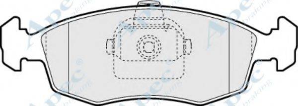 APEC BRAKING PAD1112