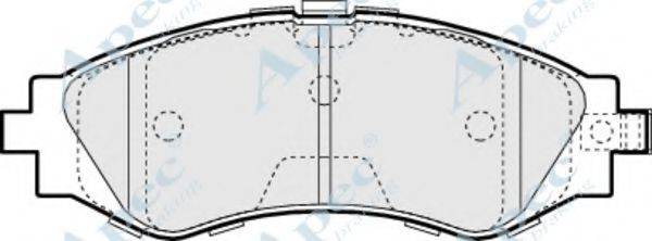 APEC BRAKING PAD1122