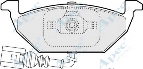 APEC BRAKING PAD1162