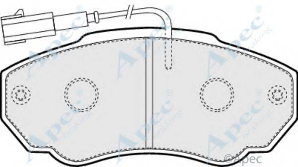 APEC BRAKING PAD1239