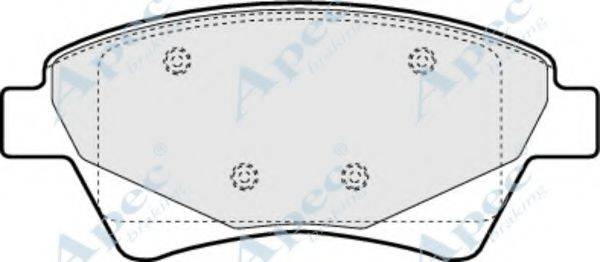 APEC BRAKING PAD1410