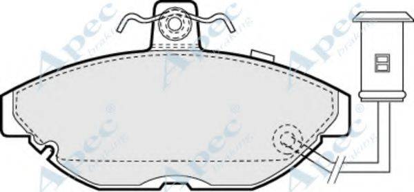 APEC BRAKING PAD377