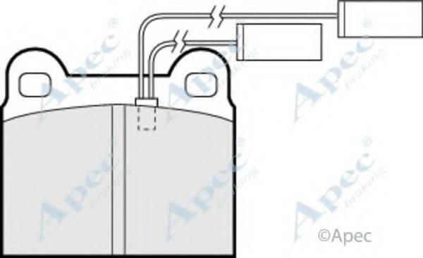 APEC BRAKING PAD485