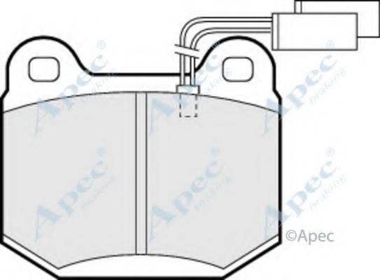 APEC BRAKING PAD488