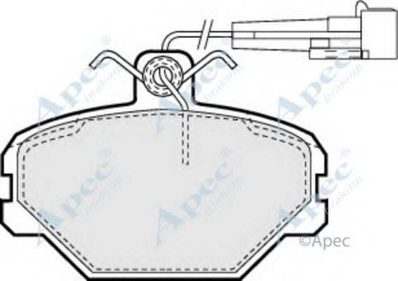 APEC BRAKING PAD548