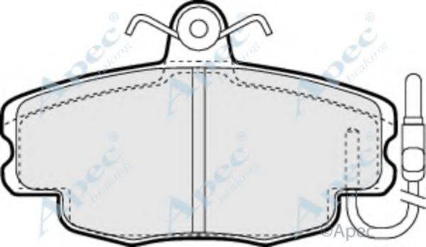 APEC BRAKING PAD625