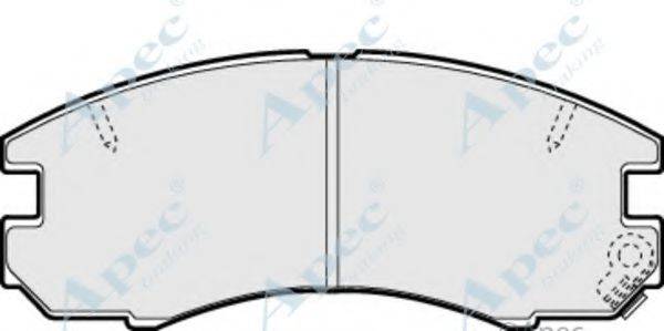 APEC BRAKING PAD745