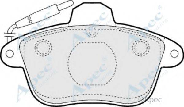 APEC BRAKING PAD758