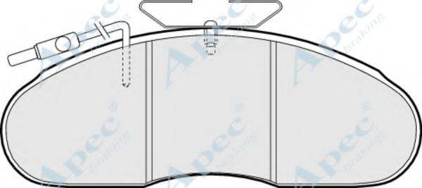 APEC BRAKING PAD838