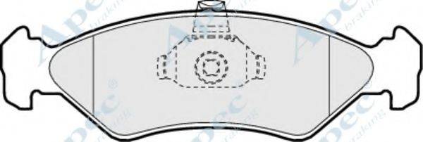 APEC BRAKING PAD882