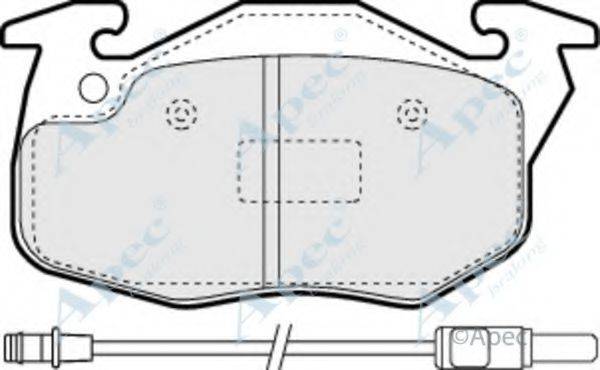 APEC BRAKING PAD1040