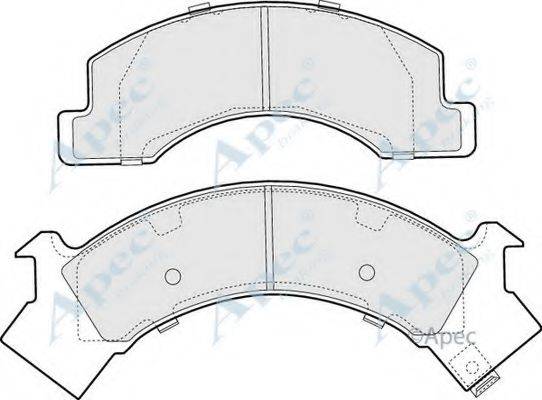 APEC BRAKING PAD1054
