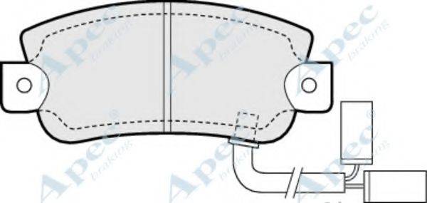 APEC BRAKING PAD633