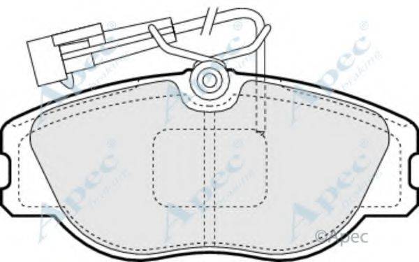 APEC BRAKING PAD826