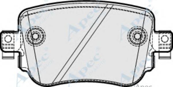 APEC BRAKING PAD1961