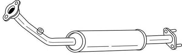 SIGAM 21401 Середній глушник вихлопних газів