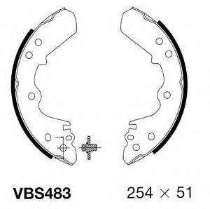 VAUXHALL 94479708 Комплект гальмівних колодок