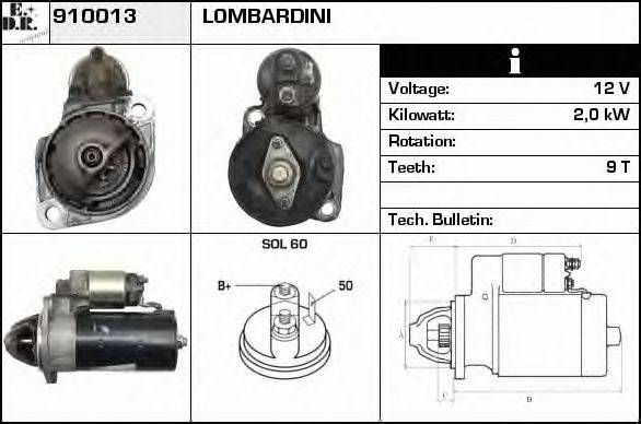EDR 910013 Стартер