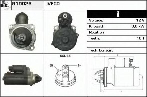 EDR 910026 Стартер