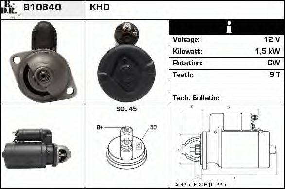 EDR 910840 Стартер