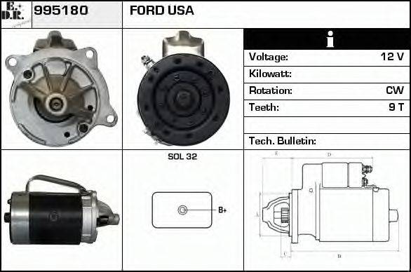 EDR 995180 Стартер
