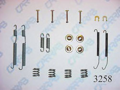 OJD (QUICK BRAKE) 760 Комплектуючі, гальмівна колодка