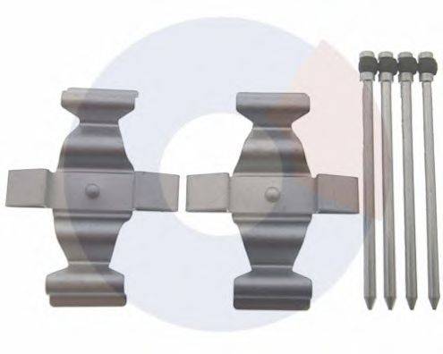 OJD (QUICK BRAKE) 1804 Комплектуючі, колодки дискового гальма