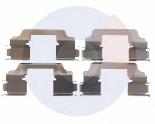 OJD (QUICK BRAKE) 1861 Комплектуючі, колодки дискового гальма