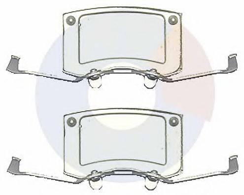 OJD (QUICK BRAKE) 1787 Комплектуючі, колодки дискового гальма