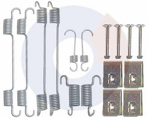 OJD (QUICK BRAKE) 722 Комплектуючі, гальмівна колодка
