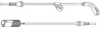 CARRAB BRAKE PARTS 8202 Сигналізатор, знос гальмівних колодок