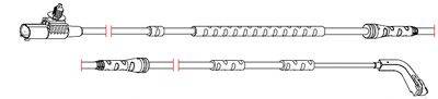 CARRAB BRAKE PARTS 8286 Сигналізатор, знос гальмівних колодок