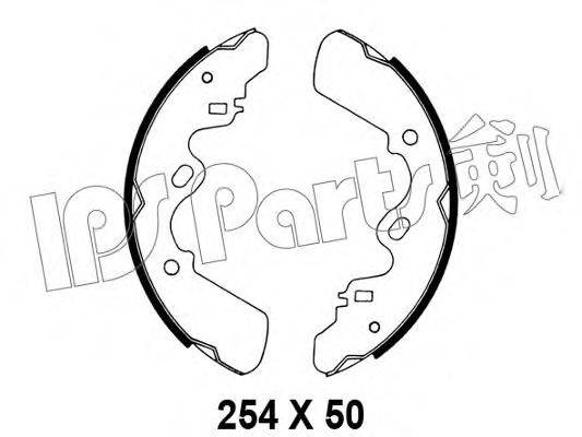 IPS PARTS 4212687 Гальмівні колодки